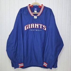 NFL New York Giants Football‎ Sideline Pullover Jacket Reebok Size XL